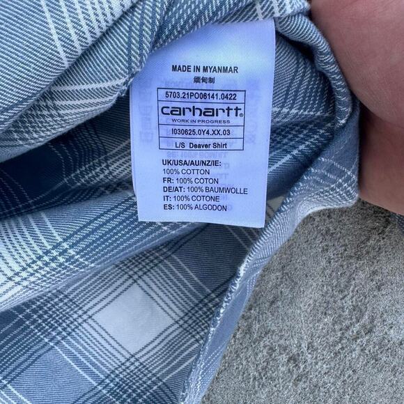 Carhartt wip ls deaver button up shirt - Picture 3 of 5